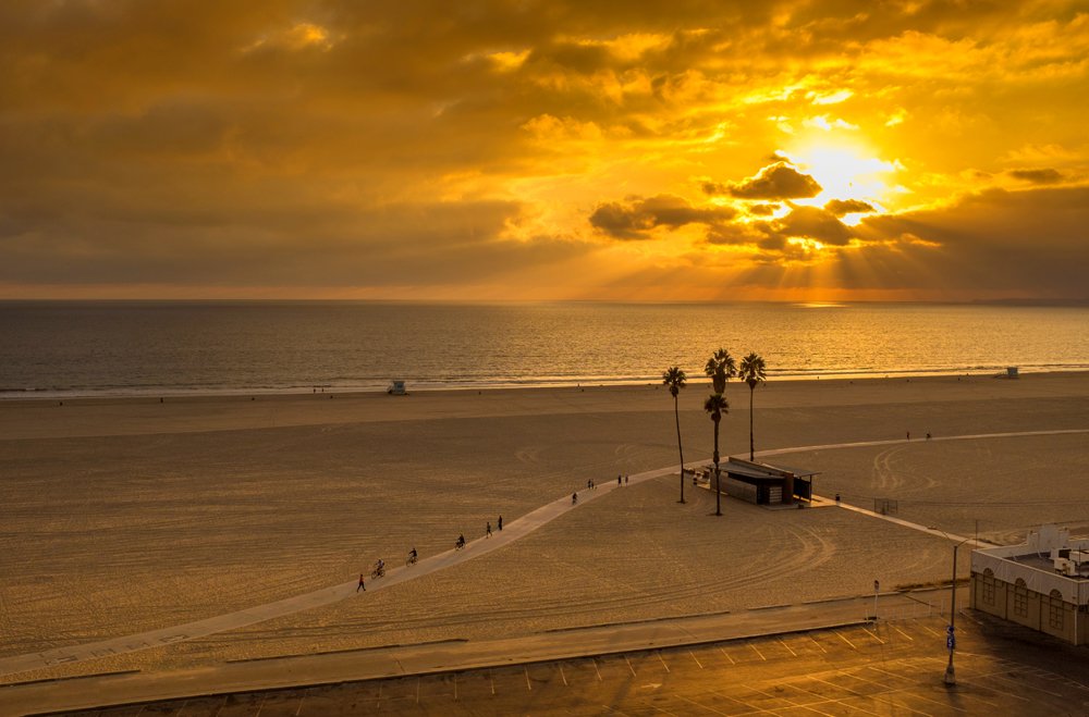 Santa Monica beach