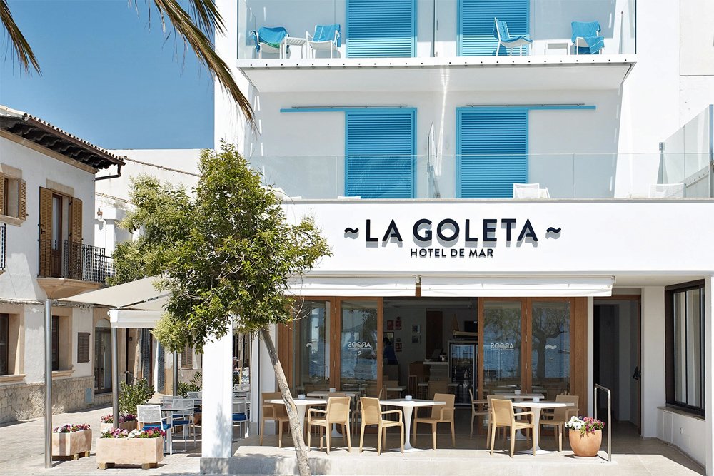 La Goleta Hotel del Mar i Puerto Pollenca på Mallorca