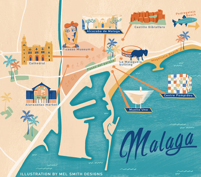 Malagas trevligaste Boutique Hotell och fina Lägenheter att hyra