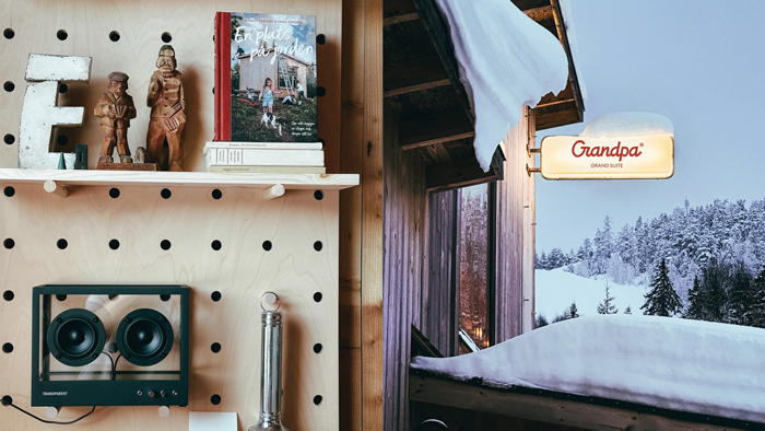 Grandpa Grand Suite i Järvsö, ett samarbete mellan Grandpa och Järvsö Crêperie